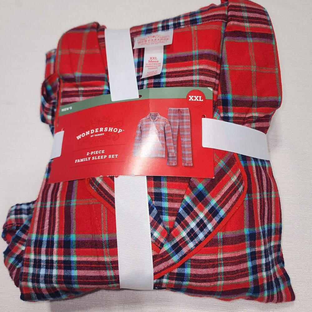 Wondershop men's 2 piece family sleep set XXL